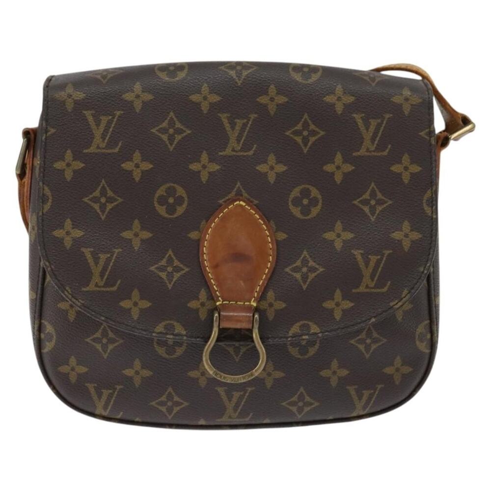 Louis Vuitton Monogram Saint Cloud GM Shoulder Bag Brown